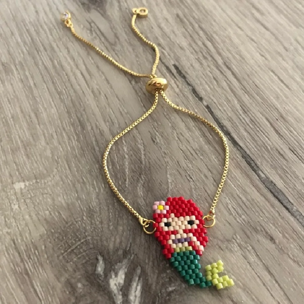 

Go2boho MIYUKI Bracelet For Women Mermaid Bracelets Pulseiras Mujer 2020 New Stainless Steel Chain Handmade Child Simple Jewelry