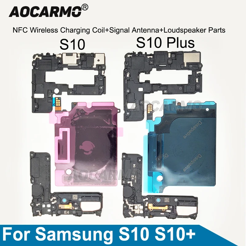For Samsung Galaxy S10 S20 Plus S10+ S10E Wireless Charging Coil NFC Loudspeaker Signal Antenna Cover Replacement | Мобильные
