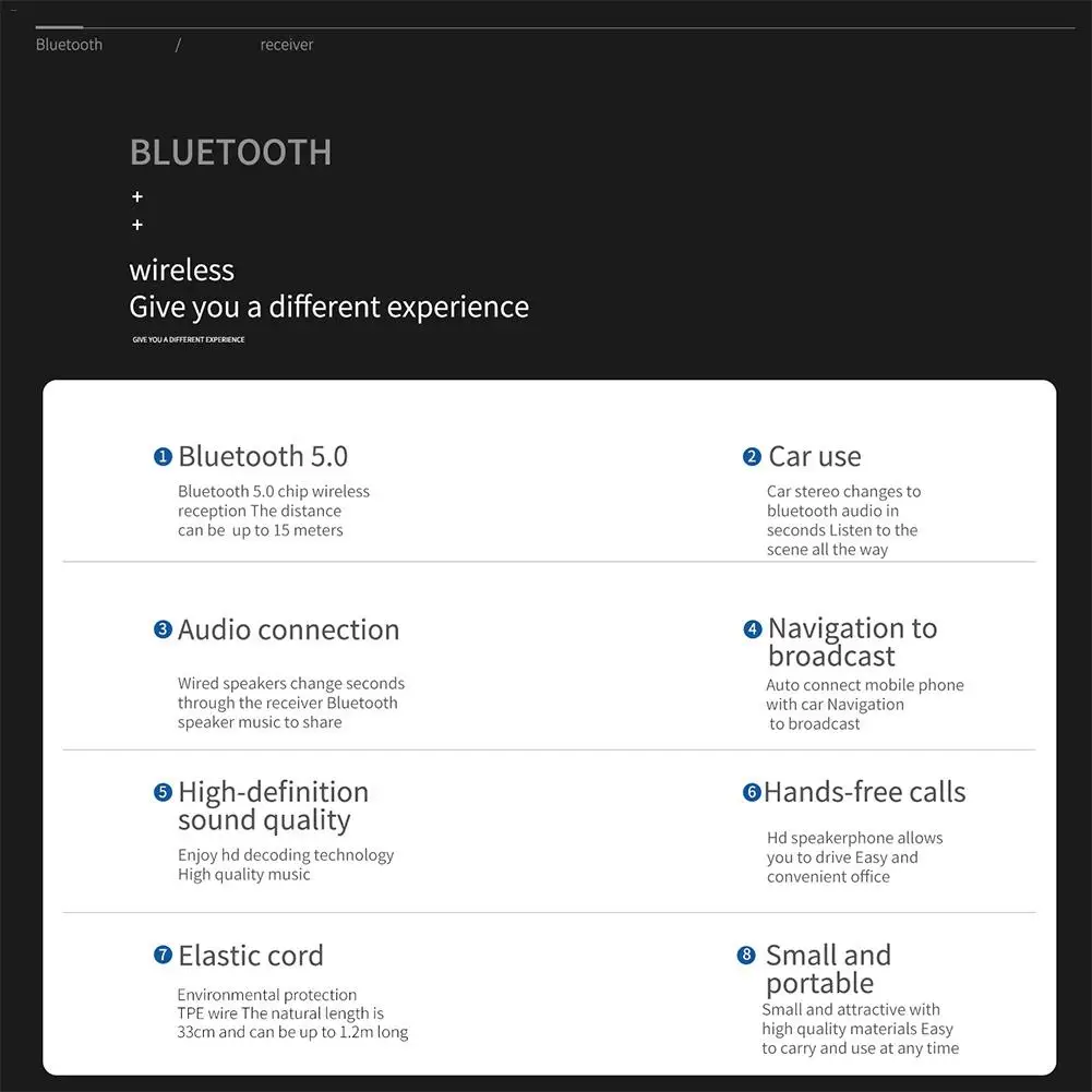 Bluetooth передатчик беспроводной Bluetooth приемник 5,0 автомобильный AUX 3,5 мм Bluetooth адаптер аудио кабель для динамиков наушников