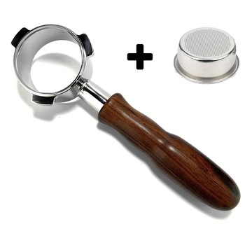 

With Filter Basket Coffee Portafilter 54mm For Breville 870/880/878 Replacement Kitchen Coffeeware Accessories