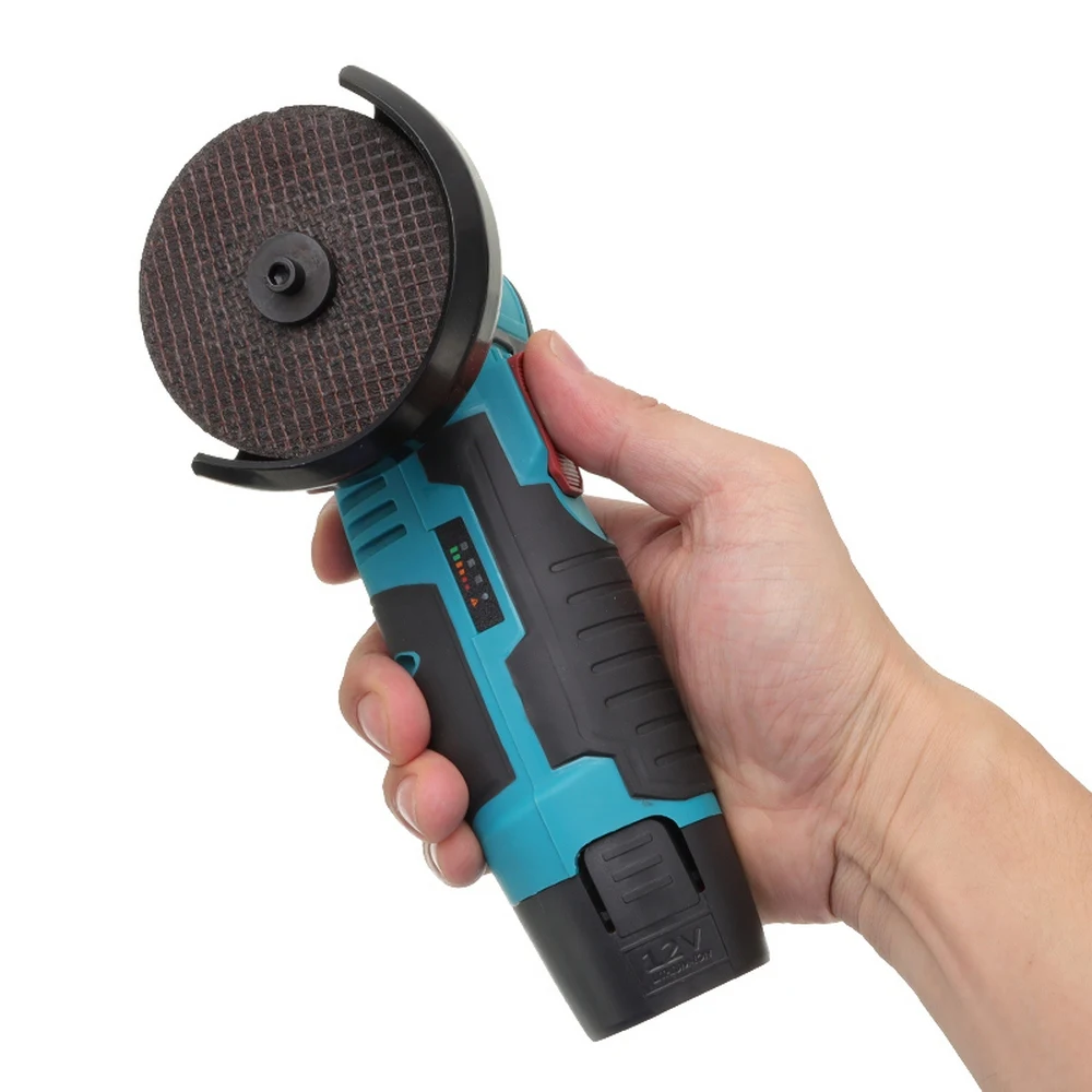 

Electric Angle Grinder 12V 300W 19500 Brushless Dual Battery Impact Angle Grinder Electric Tool Polisher Mini Cutting Machine