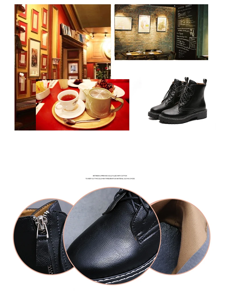 Женские ботинки; коллекция года; зимняя обувь из натуральной кожи; женские повседневные весенние ботильоны из натуральной кожи; Botas Mujer