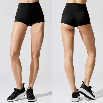 

Women High Waist Short Elasticity Pants Tummy Breathable Control Leggings Workout Gym Athletic Cotton Frabic XL #f