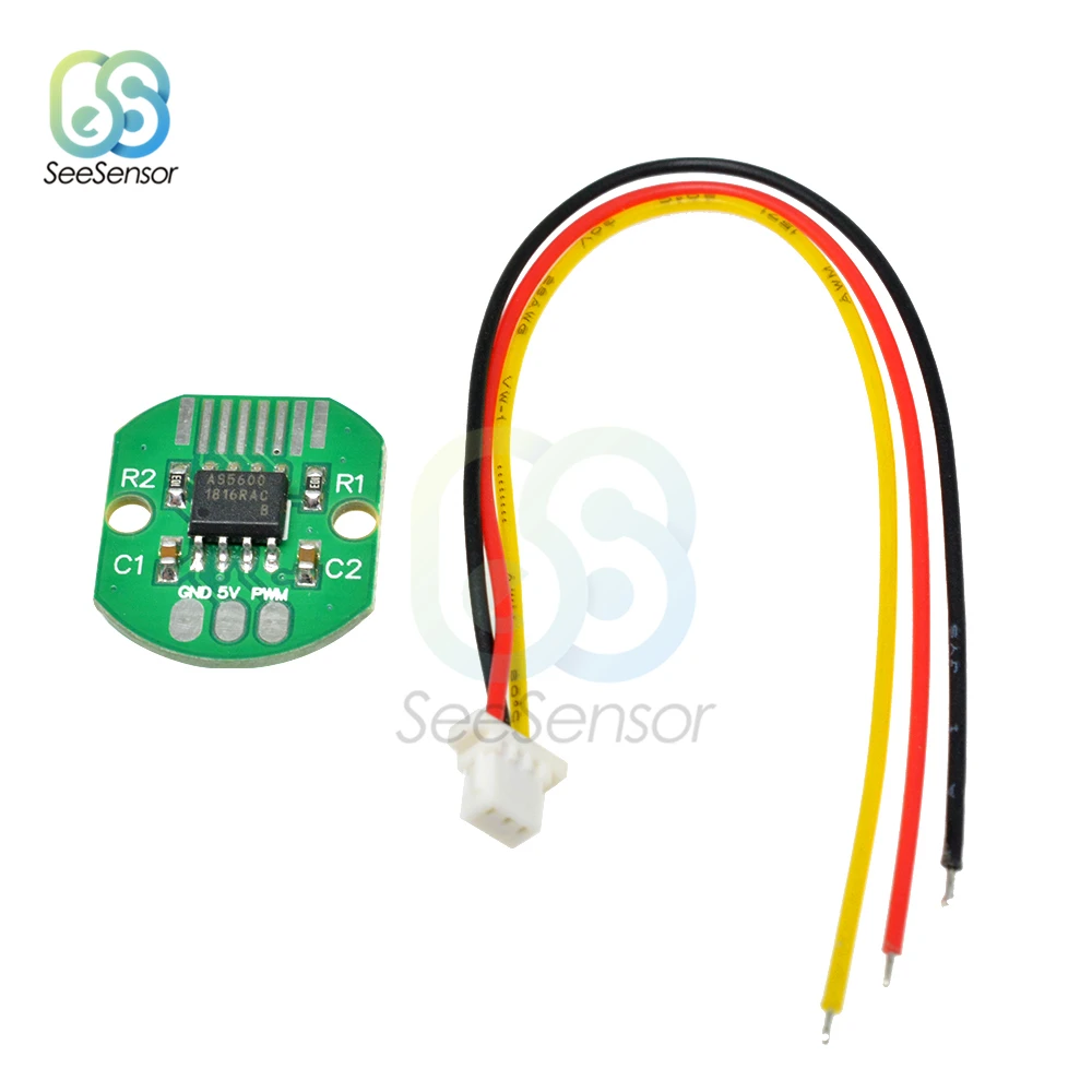 

AS5048A/AS5600 Magnetic Encoder PWM/I2C PWM/SPI Port Precision 12/14bit Absolute Value Encoder for Brushless Gimbal Motor