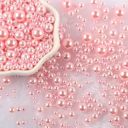 Colorful No-Hole Pearl Beads for Crafting and Decor - 10g Pack (C17 10g)