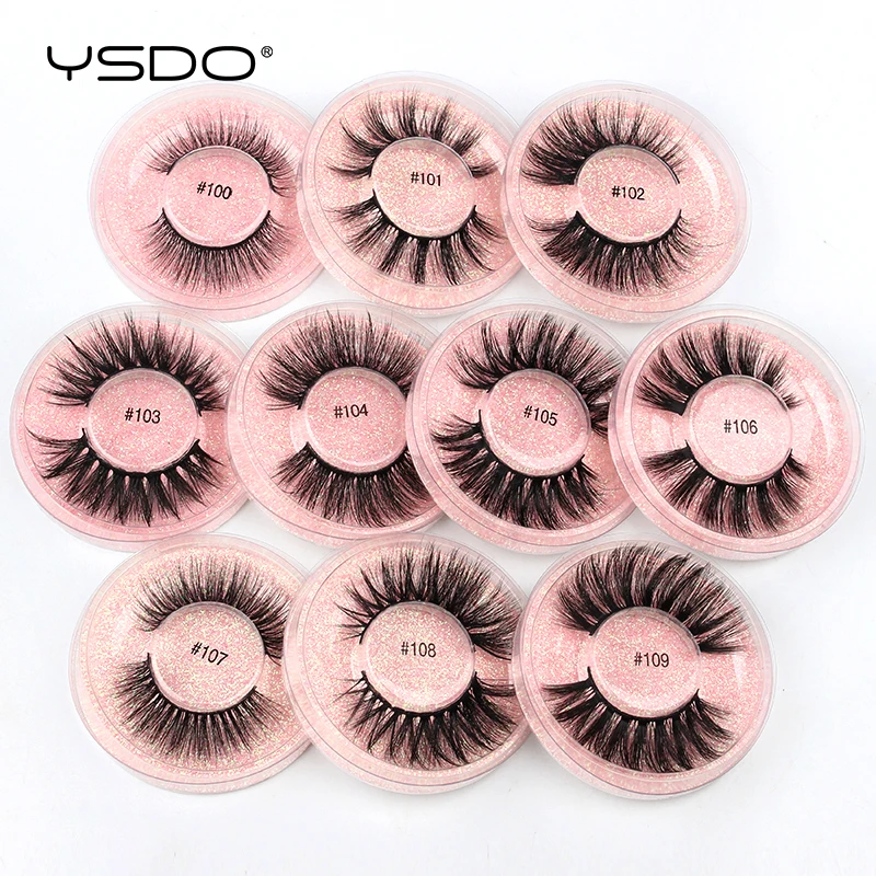 Mink False Eyelashes Wholesale Natural Fake Lashes Set