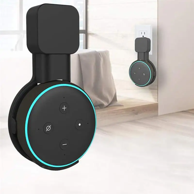 

Outlet Wall Mount For Amazon Alexa Echo Dot 3rd Generation Hanger Bracket Holder Stand Space Saving Voice Assistants Accessories