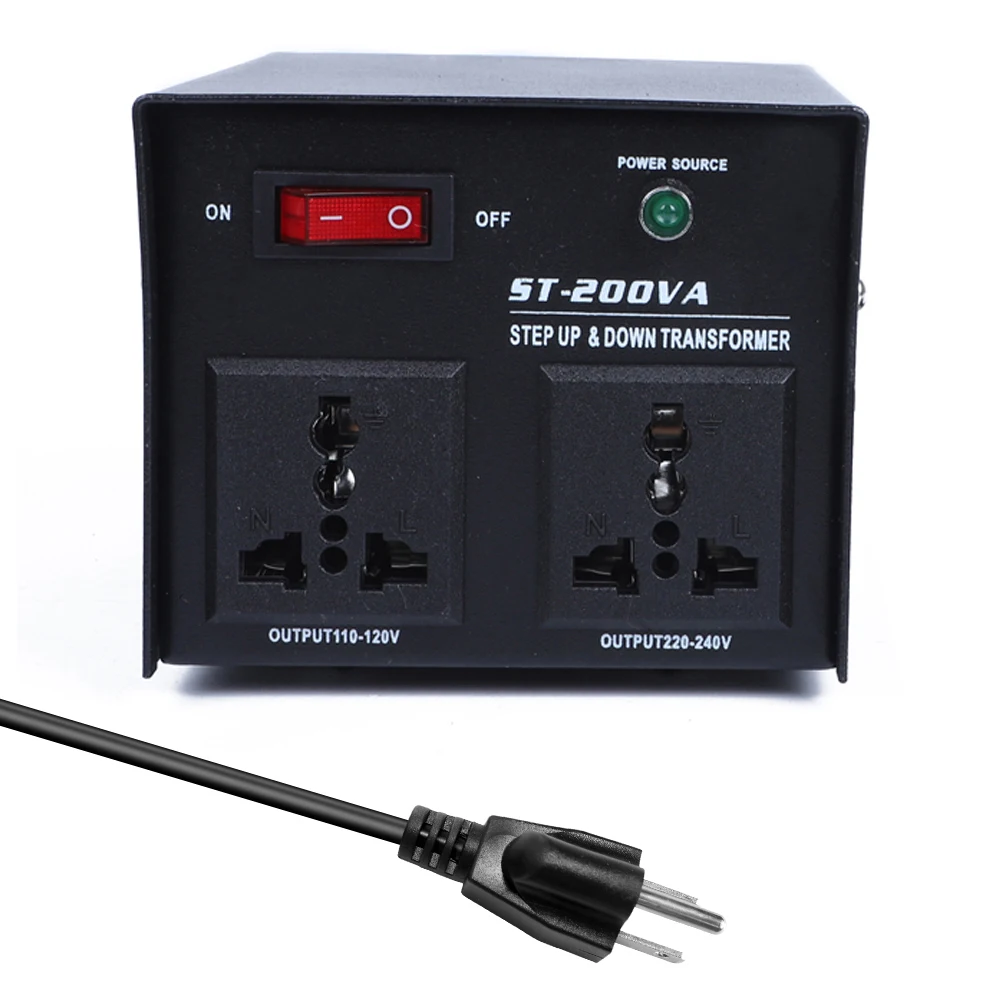 

Intelligent Efficient Step Up Down Power Transformer 200W Home-use 100V-220V Household Electrical Appliance Voltage Converter