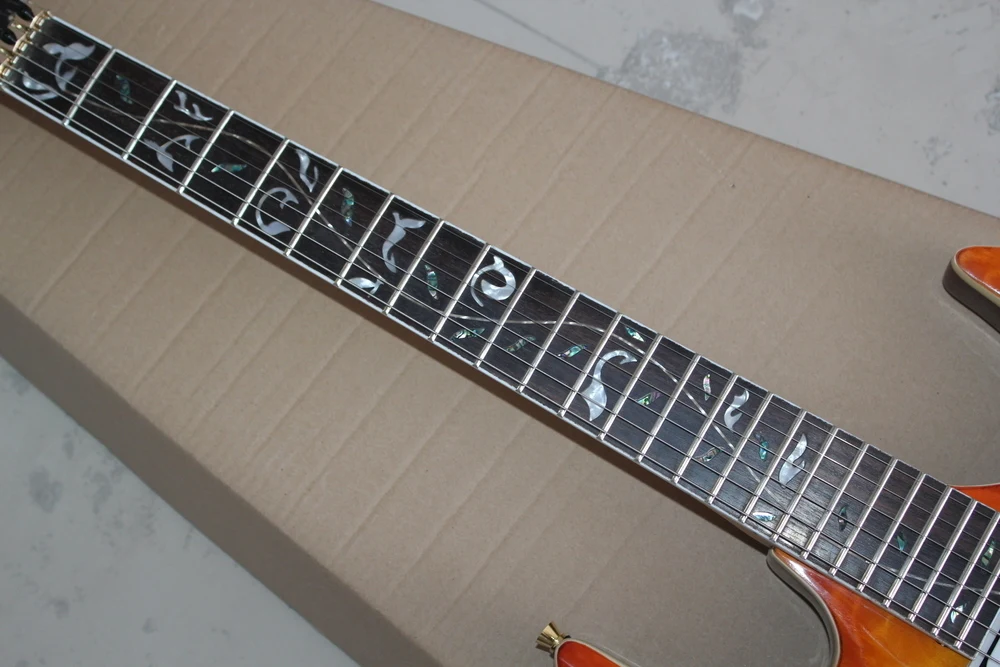 Электрическая гитара дерево жизни стеганая Кленовая новый + завод pensa custom shop
