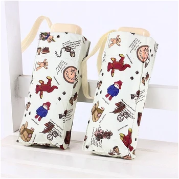 

Cute Cartoon Mini Sun Folding Umbrella Anti-UV Super Light Small Foldable Pockets Umbrellas Rain Women Parasol Kids mini Paragua