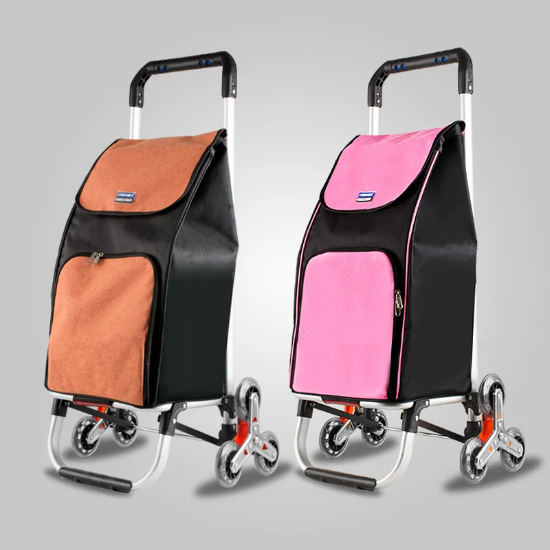 Climbing stairs shopping cart small pull cart folding hand pull cart