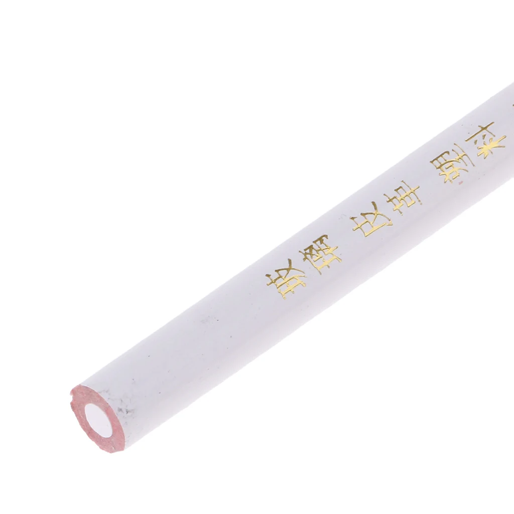 10pcs White Marking Pencil Pen for Fabric Glass Leather Marking Dressmaking