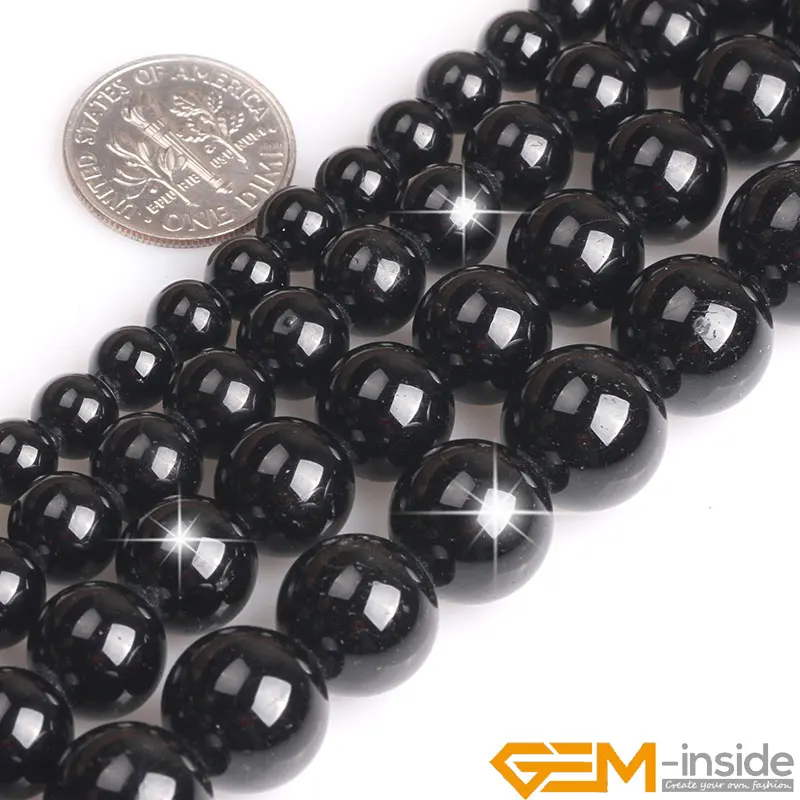 Round Faceted Stripe Black Agate Onyx Natural Stone Beads for Jewelry Making 15" 