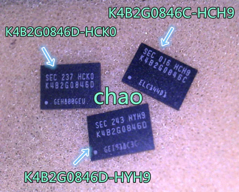 

5pcs/lot K4B2G0846C-HCH9 K4B2G0846C K4B4G0846C-BYK0