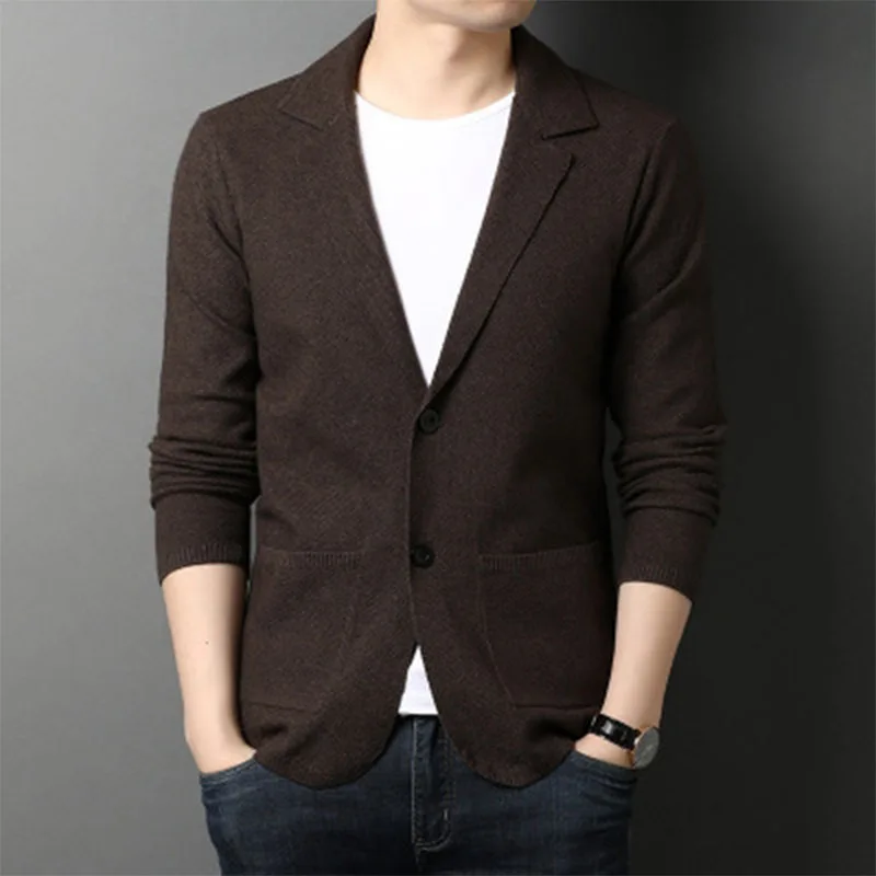 Male Solid Color Sweater Men Fashion Thin Coats Button Cardigan Men's Long Sleeve Knitwear Sweaters Jackets Tops Male Solid Color Sweater Men Fashion Thin Coats Button Cardigan Men's Long Sleeve Knitwear Sweaters Jackets Tops
