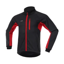 Arsuxeo Winter Three-Layer Fleece Cycling Jerseys Pants Windproof Waterproof Breathable Reflective Jerseys Sports Equipment