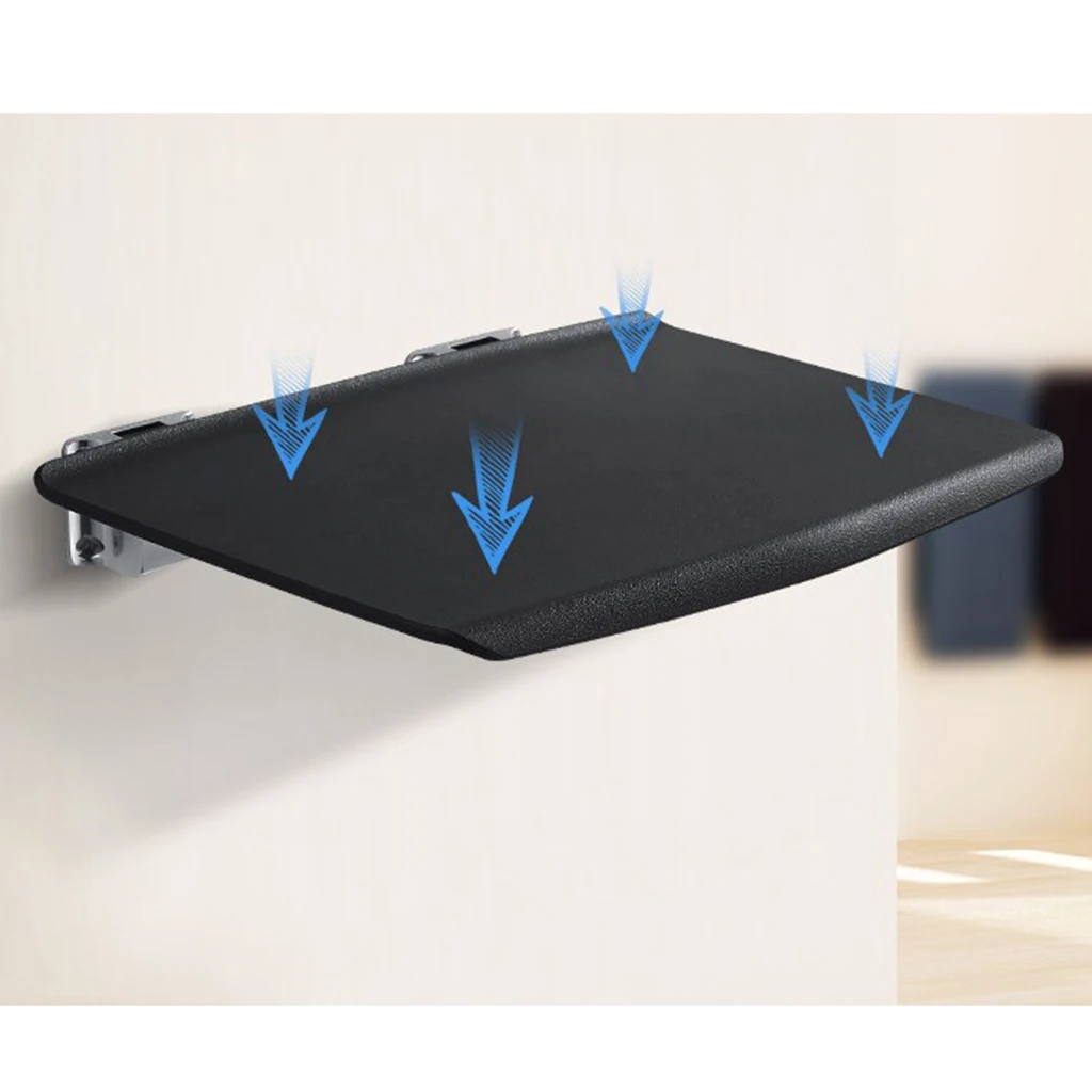 Прочная алюминиевая складная душевая скамейка, настенное крепление для ванной комнаты