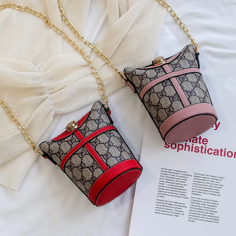 

2019 New Style Korean-style Fashion Korean-style Children Girls Parent And Child-Mini Shoulder Cross-body Small Bucket Bag Women