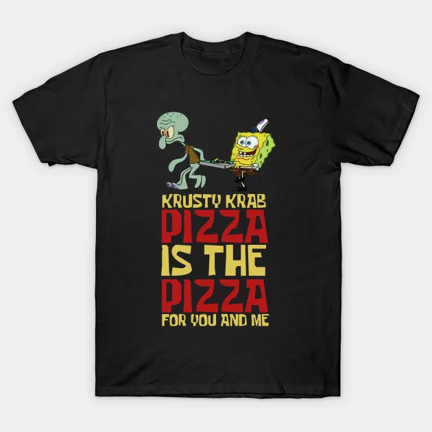 Men t shirt Krusty Krab Pizza tshirt 