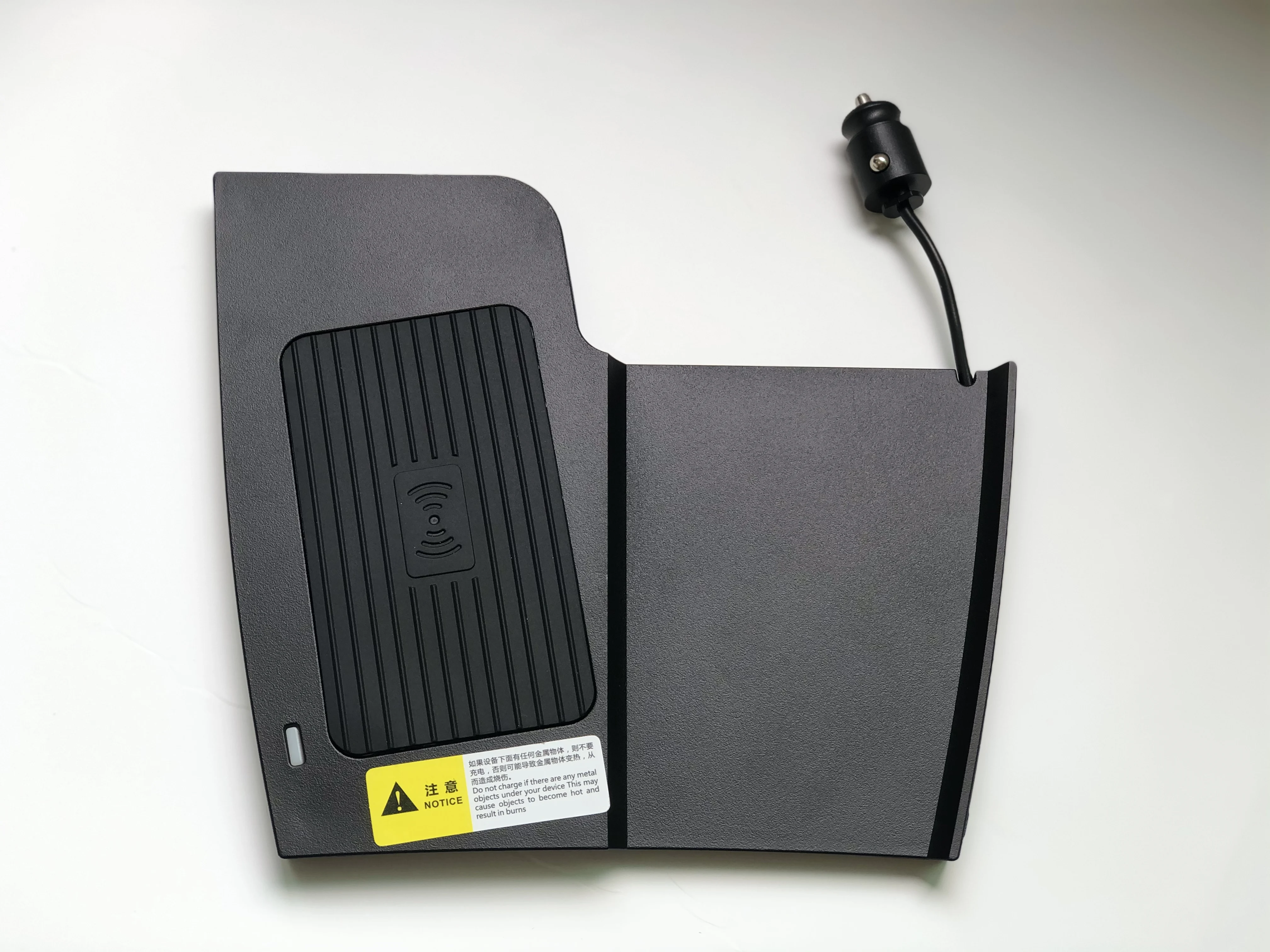 Cargador inalámbrico QI para coche de 15W, cargador de teléfono