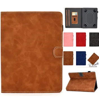 

PU Solid Universal Case for Huawei MatePad 10 4 Inch BAH3-W09 10.1 Inch Tablet Stand Cover For Xiaomi MiPad 4 Plus 10.1 inch