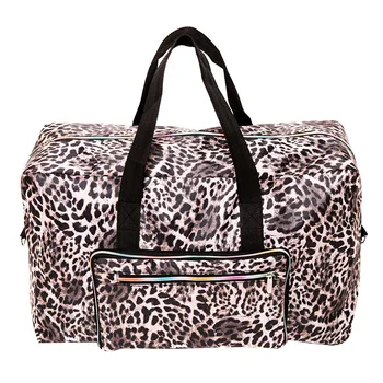 

Parachute Fabric Cartoon Printing Travel Bag Duffle Foldable Washable Luggage Handbag Portable Large Capacity Wear Resistant