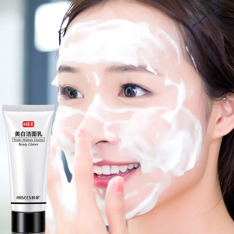 Hiisees Отбеливающее средство для очищения лица скраб удаления черных точек сужение