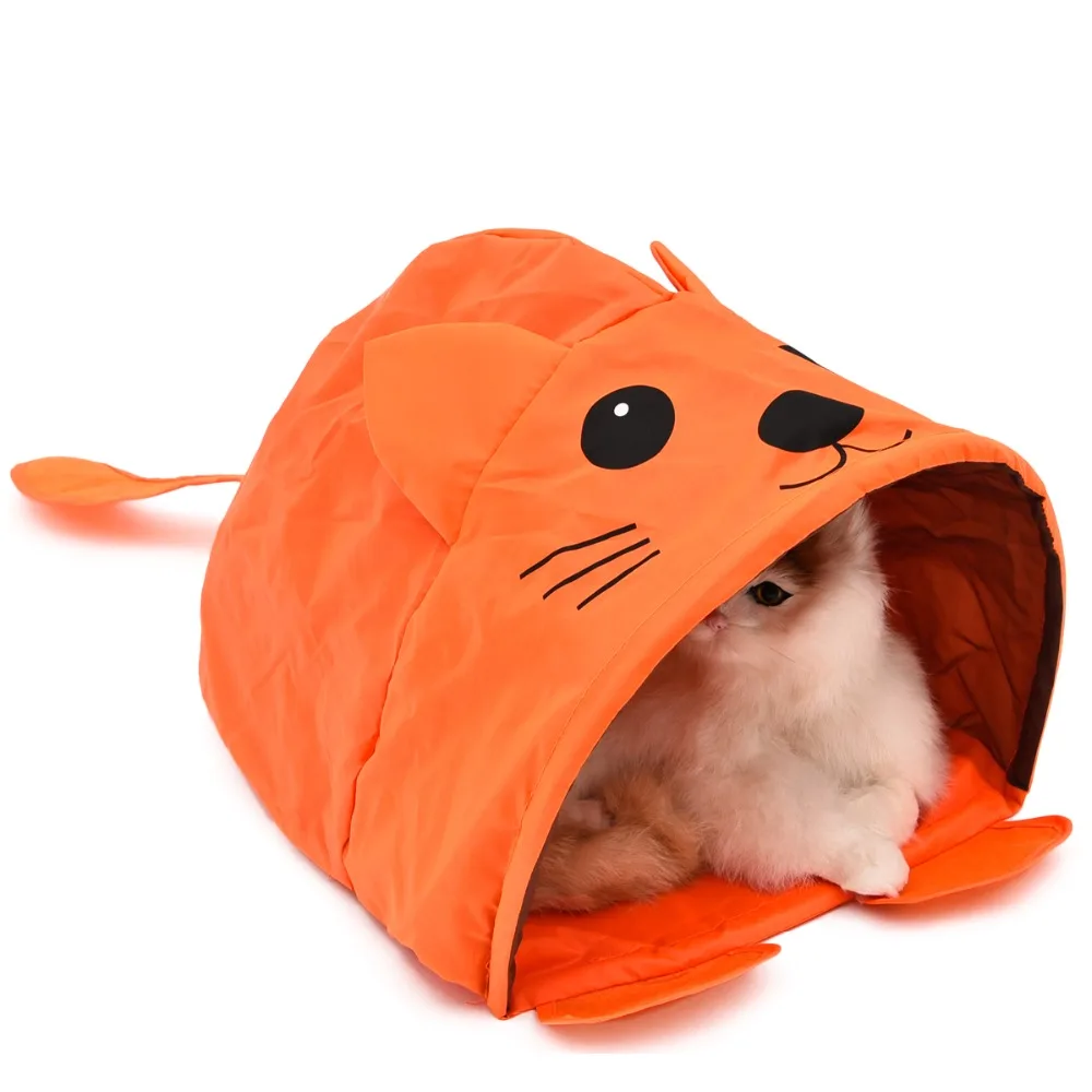Bonita-y-adorable-Cama-de-Gato-transpirable-tienda-para-gatos-cama-para-mascotas-de-tama-o