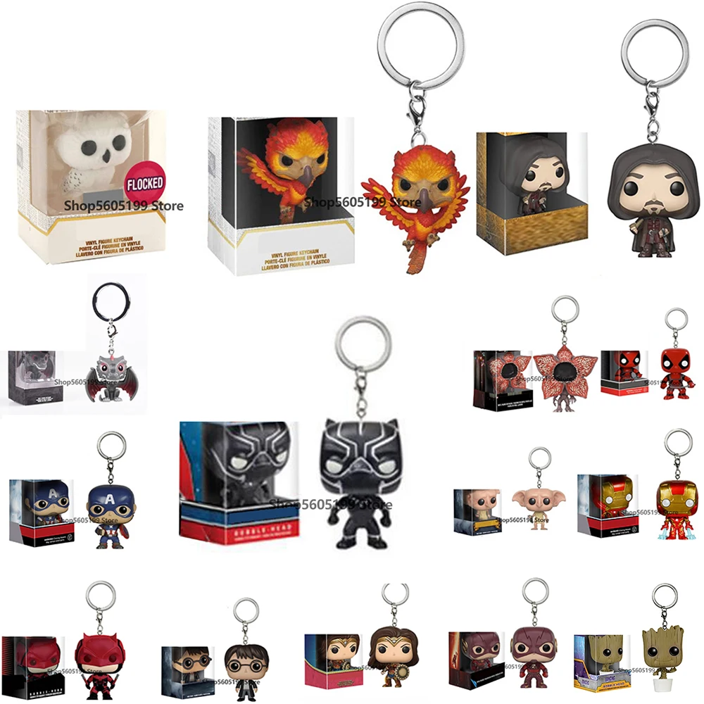 Поп брелок игрушки Черная пантера HEDWIG FAWKES демогенгон Железный человек лорд