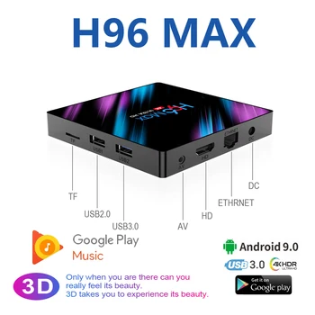 

2020 H96 MAX RK3318 Smart TV Box Android 9 9.0 4GB 32GB 64GB 4K Youtube Media player H96MAX TVBOX Android TV Set top box 2GB16GB