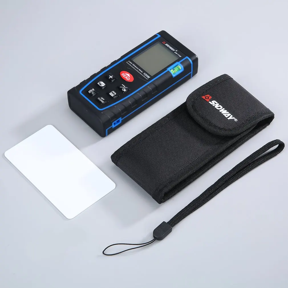 

SNDWAY SW-T40 SW-T60 SW-T80 SW-T100 Laser Distance Meter Range Finder Trena Rangefinder Tape Measure Tool