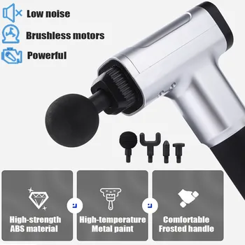 

Muscle Massage Gun Silent Electric Vibration Deep Tissue Massager Therapy Exercisi Pain Relief Body Relaxation Slimming Shaping