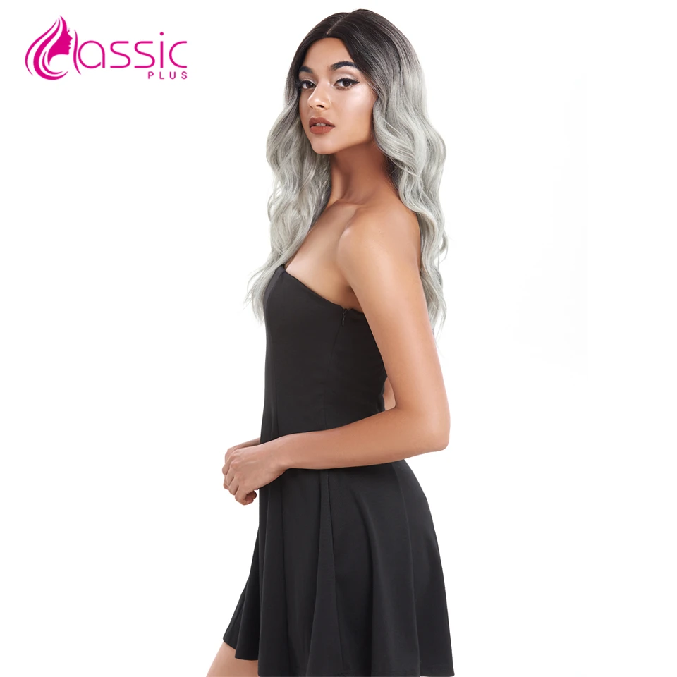 Classic Plus 24"Inch Wigs for Black Women Blonde Cosplay wigs Heat Resistant African American Synthetic Lace Front Wigs