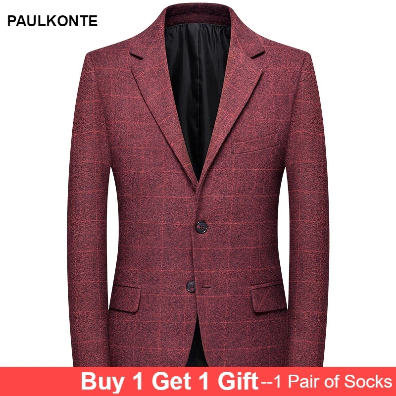 Men'S Suit High Quality Men'S Business Casual Single-Breasted Suits Men'S Simple Fashion Trend Wild Single West
