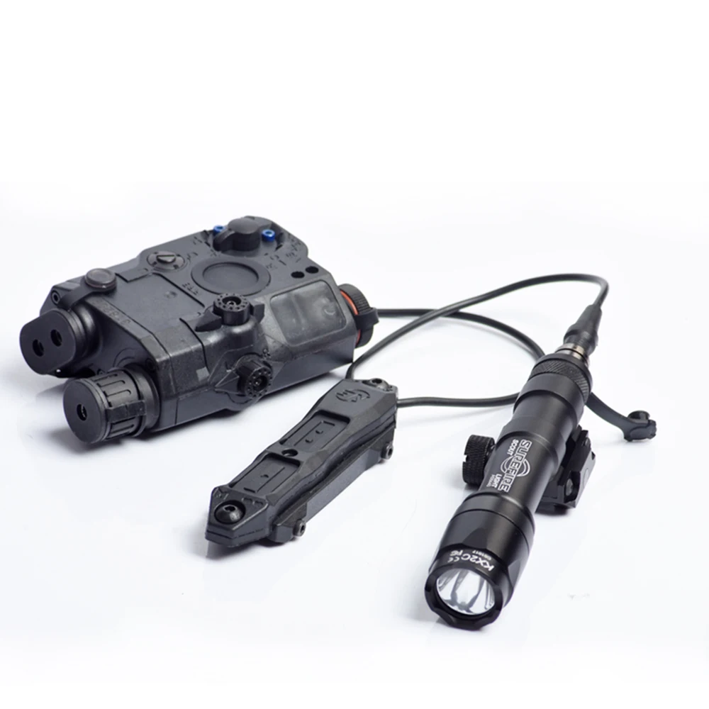 WADSN Softair тактическая кнопка с двойным переключателем для PEQ-15 PEQ-16A peq Airsoft armas DBAL 2 оружейный светильник