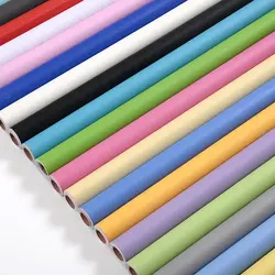 Solid Color Thick Self-Adhesive Wallpapers Waterproof Wall Stickers Bedroom Home Decor Stickers Vinyl Wallpapers For Living Room