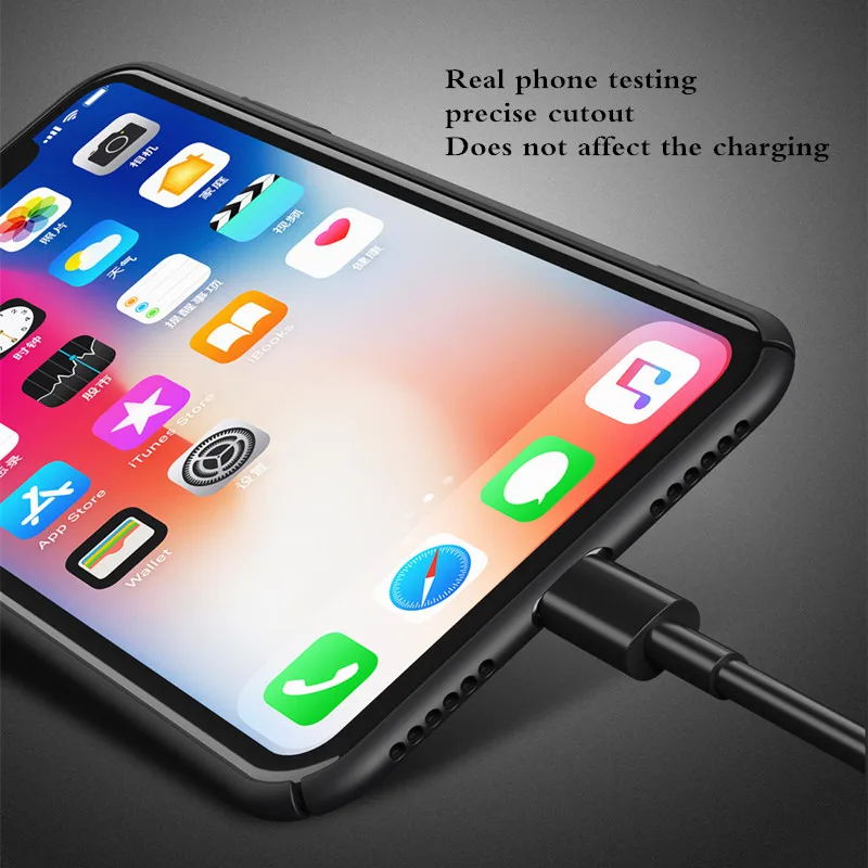 50 шт./лот матовый тонкий чехол для телефона iPhone 11 Pro Max X XS Max XR 6 6S 7 8 Plus Ультратонкий матовый жесткая задняя панель из поликарбоната