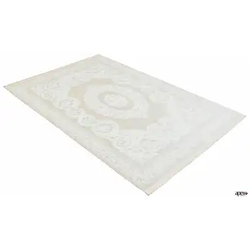 

Apex Perla 5 'x 8' Polyester Beige Area Rug
