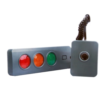 

3Colors Led Position Guide Car Parking Sensor System Beep Alerts Safe Light Battery Powered Stop Indicators For Garage Home