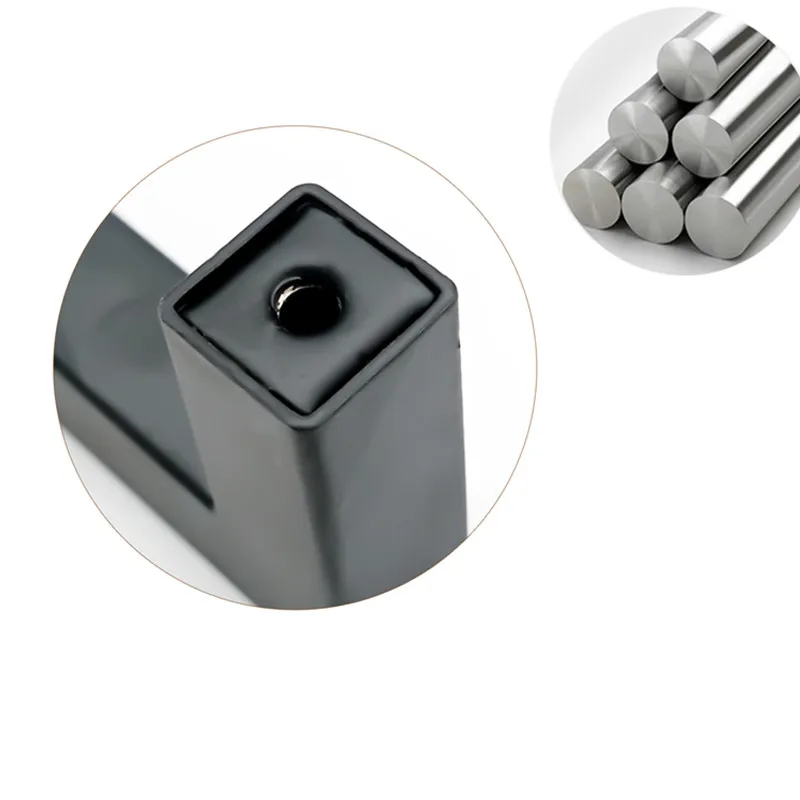 Furniture Handles Kitchen Door Knobs Square Cabinet Handle Stainless Steel Cupboard Wardrobe Drawer Pulls