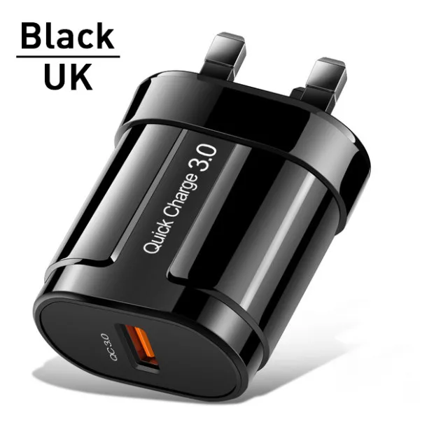 5v 1a usb USLION Quick Charge QC 3.0 USB US EU Charger Universal Mobile Phone Charger Wall Fast Charging Adapter For iPhone Samsung Xiaomi 65w charger Chargers