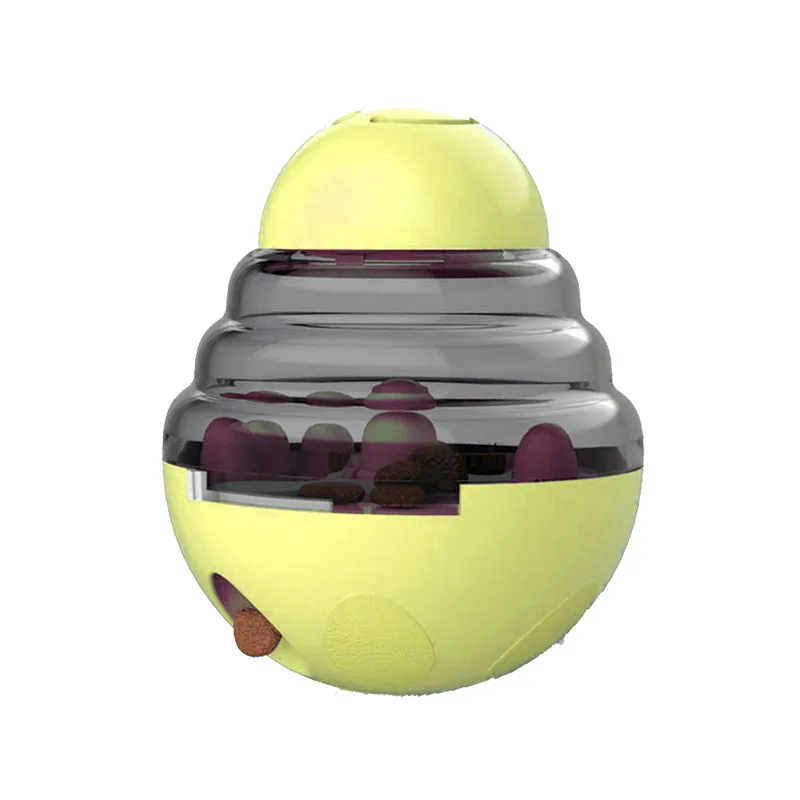 Интерактивная игрушка для кошек IQ Treat Ball умнее игрушки для домашних животных пищевой шар диспенсер для еды для кошек игровые мячи принадлежности для домашних животных - Цвет: L