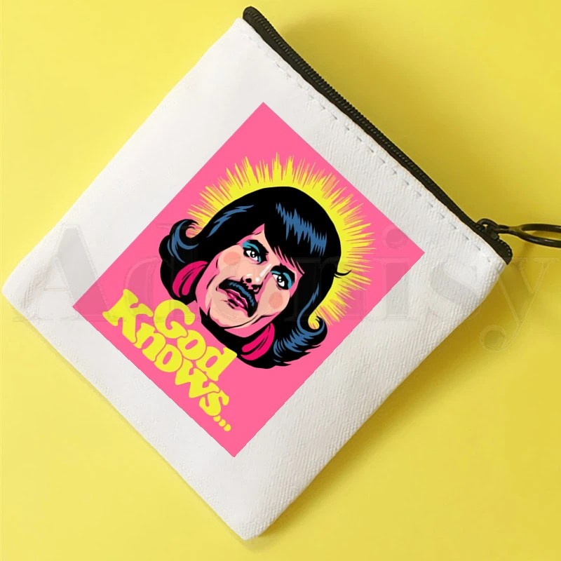 フレディマーキュリークイーンバンドロック財布 音楽財布 イラストキーケース シンプルな小さな布製バッグ 新しいクリエイティブな財布 小銭入れ Aliexpress