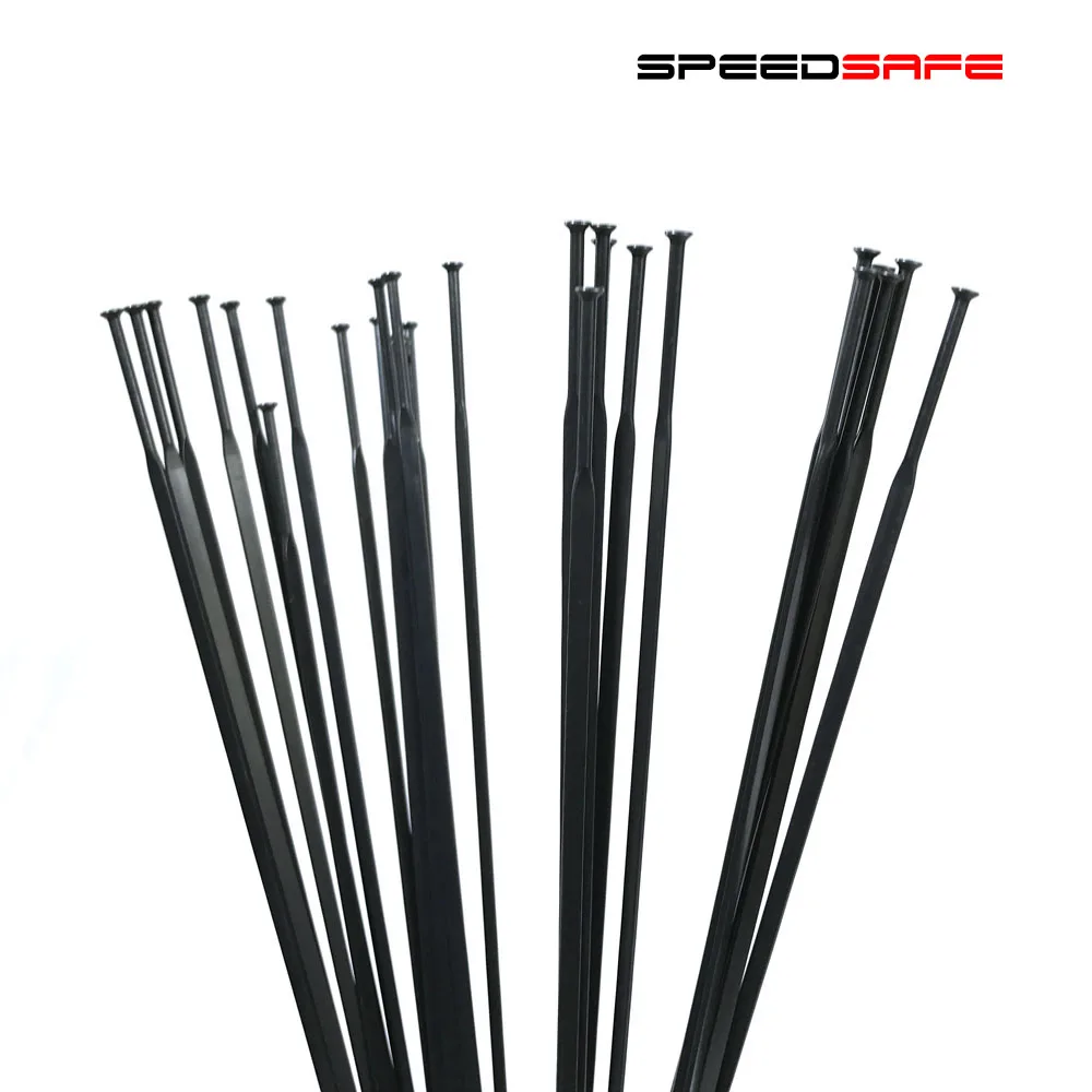 Pillar PSR Aero 1432 J-type J-bend or Straight Pull Stainless Steel Bladed Black or White Spokes Round Alloy AL7075 Nipples