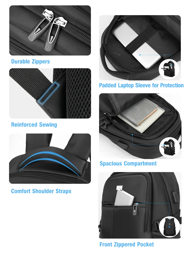Рюкзак для ноутбука 15 6 дюйма с USB портом зарядки|backpack for|laptop backpackcomputer backpack |