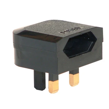 

Euro 2 Pin to 3 Pin Converter Plug Adapter Black