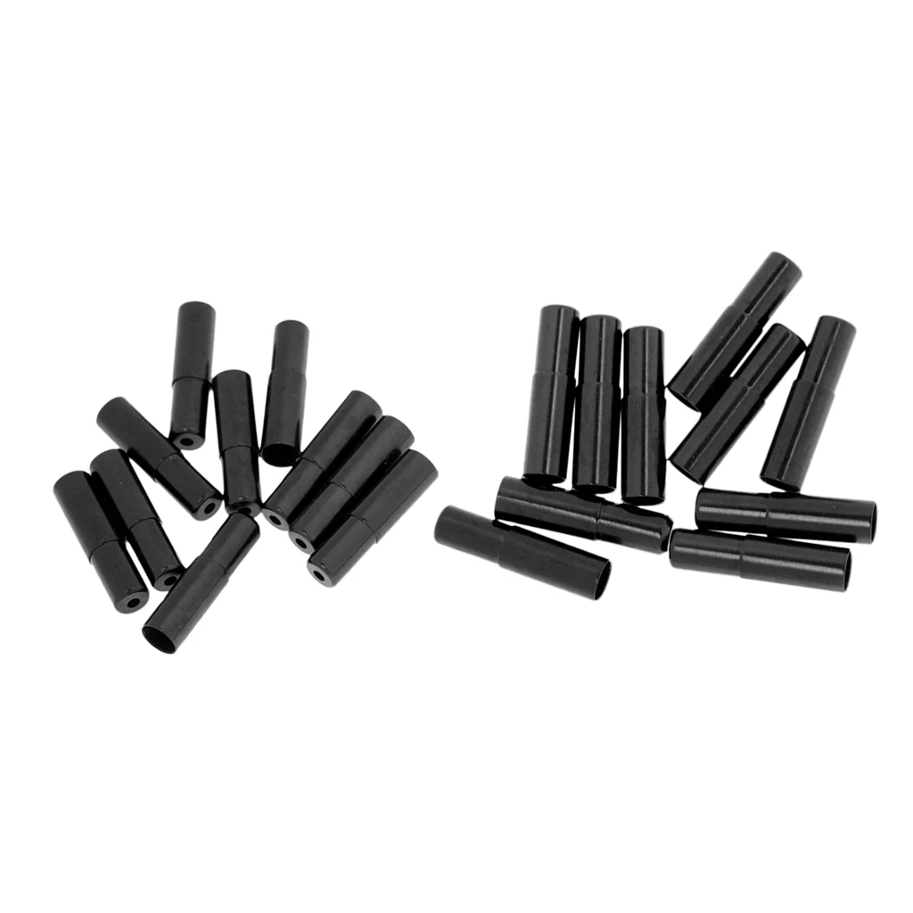 20Pcs Alloy Bicycle Bike Brake Cable Housing End Cap Wire Line Cover 5mm+4mm