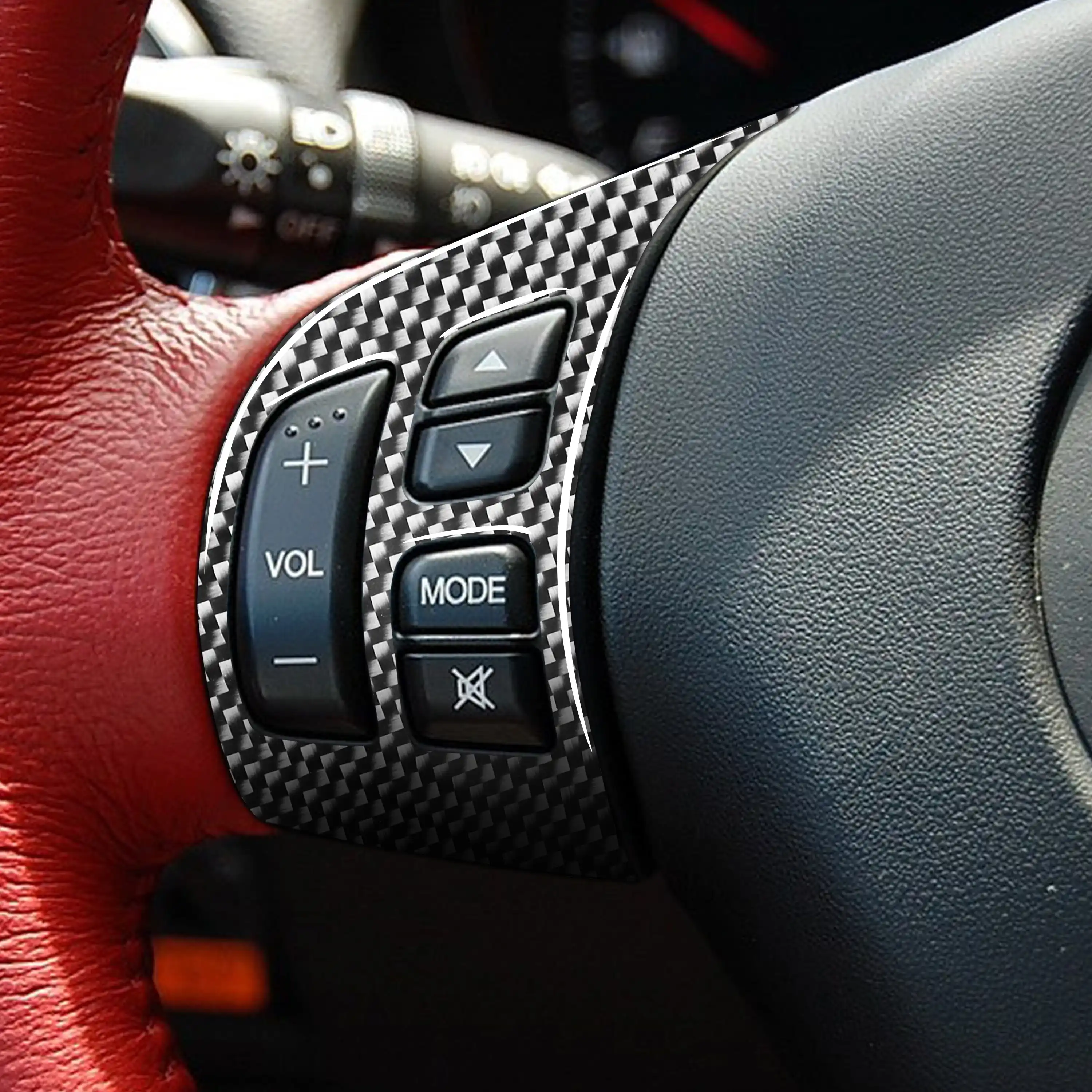 Dla Mazda Rx8 Rx 8 Se3p Jm1fe 04 08 Kierownica Akcent Przycisk Panelowy Zmodyfikowane Naklejki Wykonczeniowe Z Wlokna Weglowego Akcesoria Samochodowe Automotive Interior Stickers Aliexpress