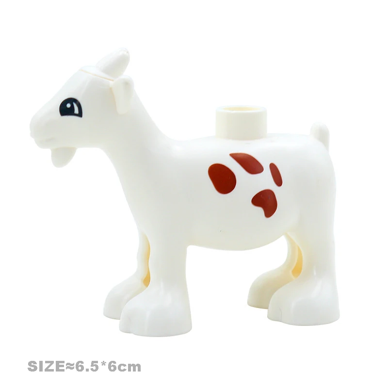Large Farm Animal Building Block Set - Educational Assembly Toys