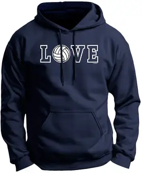 

Volleyball Gifts Love Spelled with Volleyball Premium Hoodie Sweatshirt Men Women Hoodie Sweatshirt